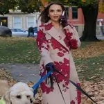 Sisterhood Inc Rachael Leigh Cook Floral Coat