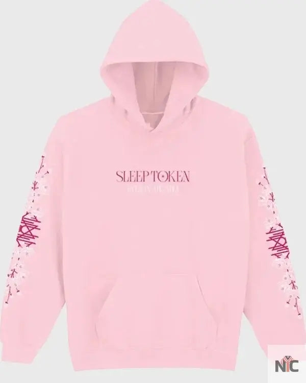 Sleep Token Pink Hoodie Clanton Jacket