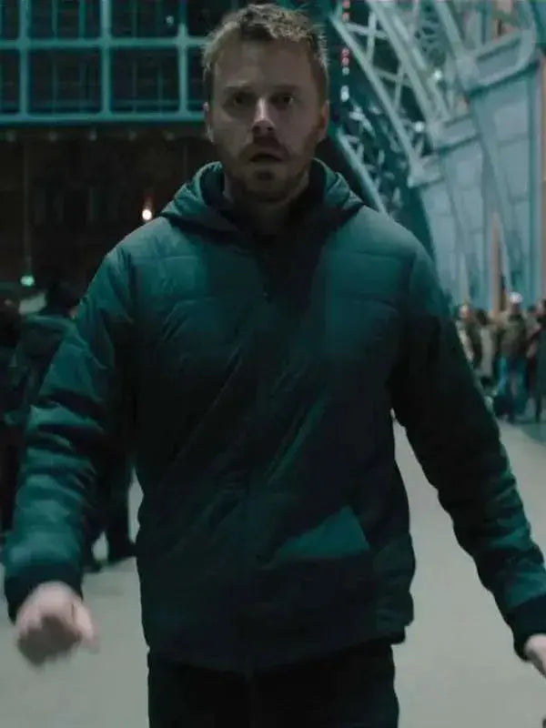 Slow Horses S04 Jack Lowden Black Hooded Jacket