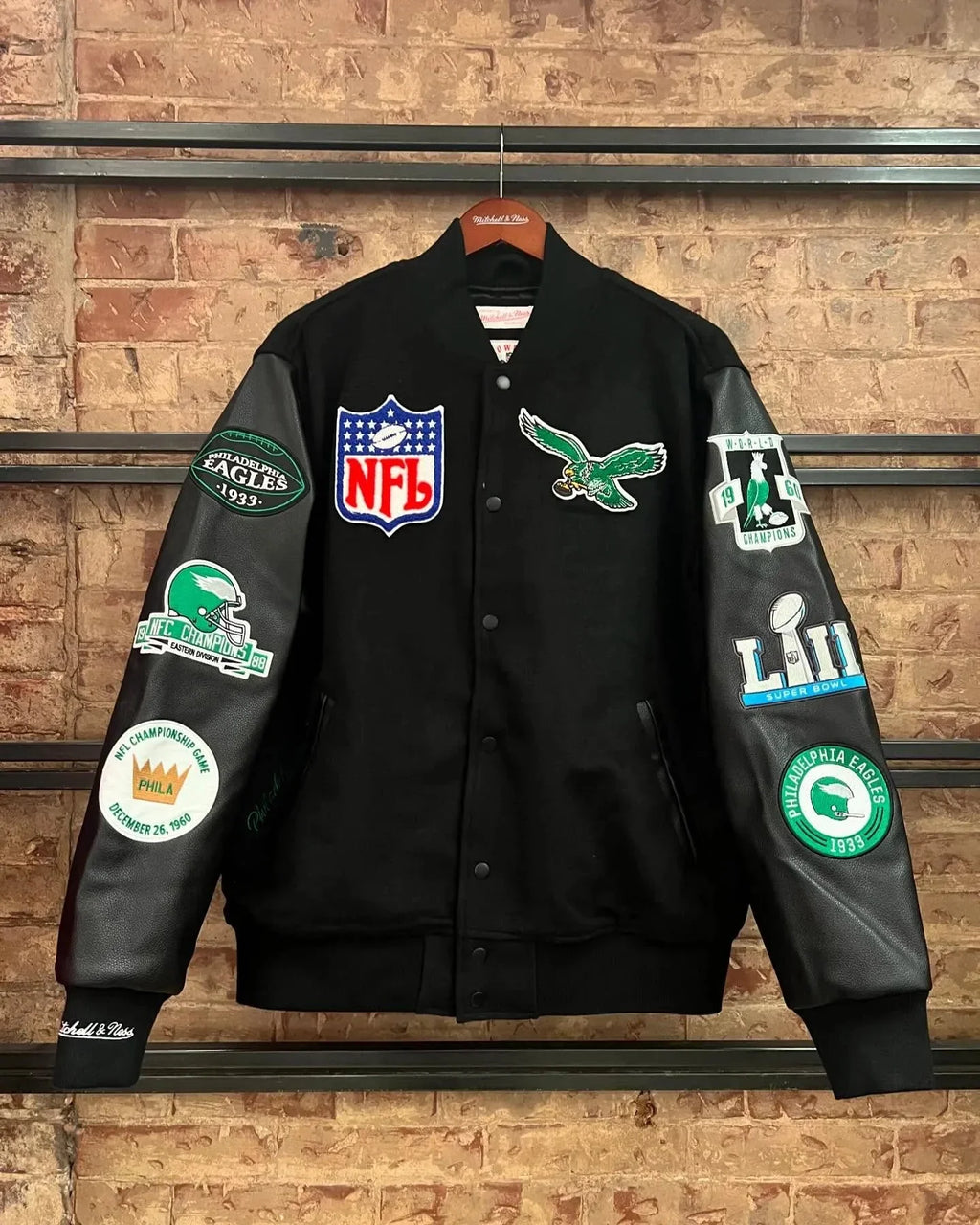 Smith Philadelphia Eagles Varsity Jacket Clanton Jacket