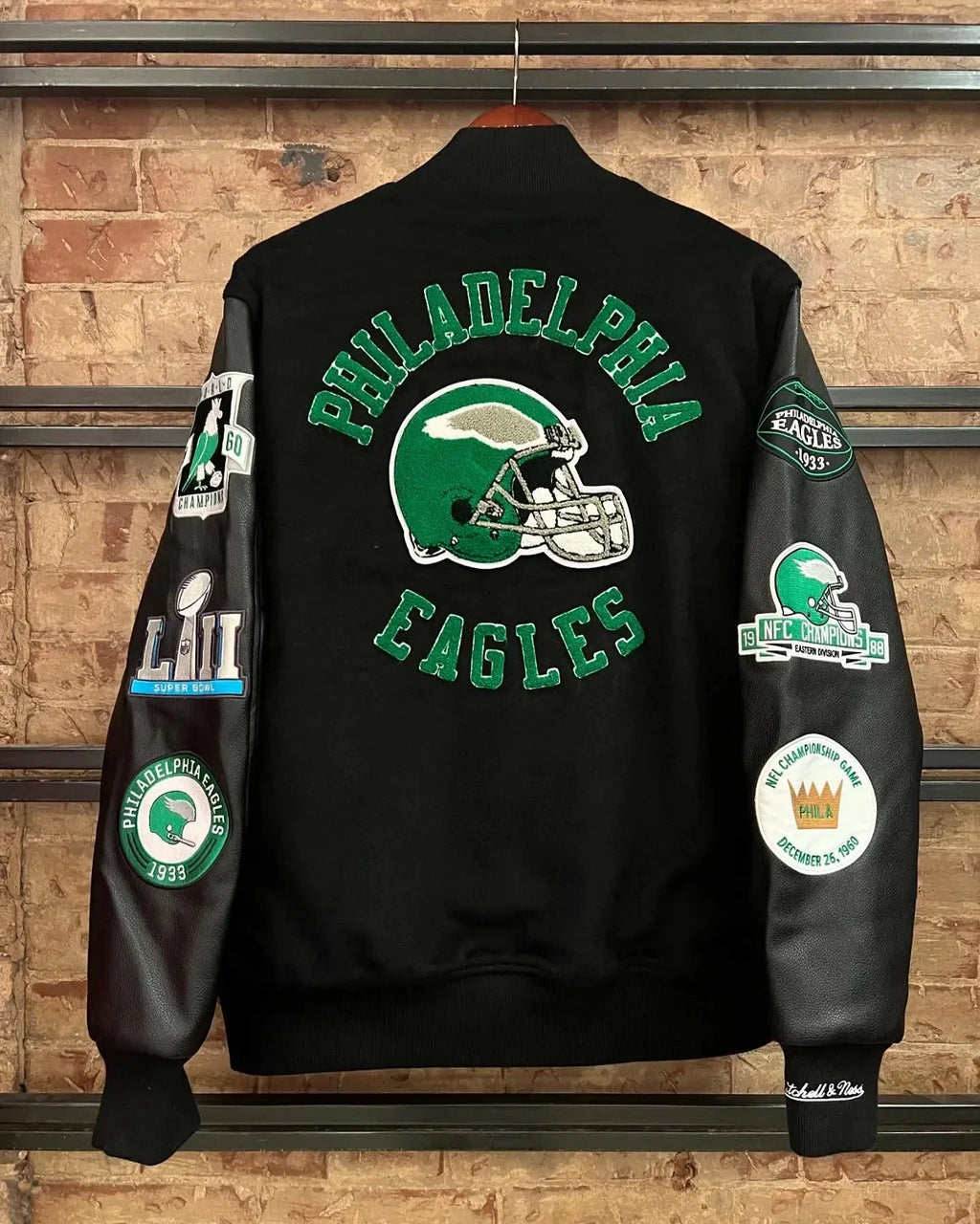 Smith Philadelphia Eagles Varsity Jacket Clanton Jacket