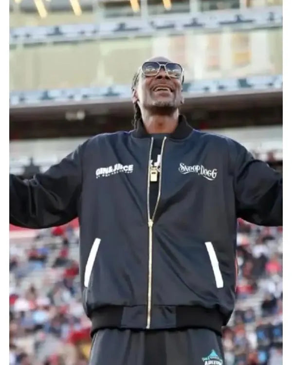Snoop Dogg Arizona Bowl Black Bomber Jacket