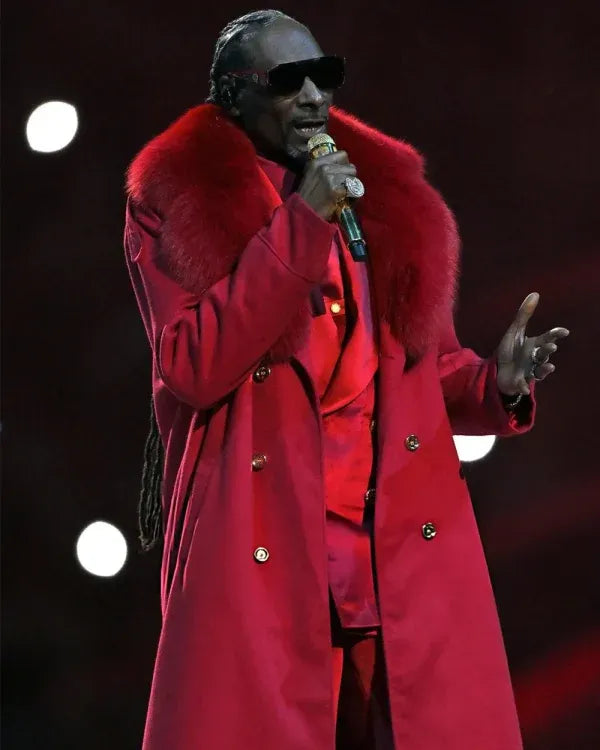 Snoop Dogg Christmas Day 2025 Halftime Show Red Coat