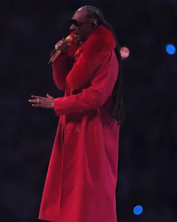 Snoop Dogg Christmas Day 2025 Halftime Show Red Coat