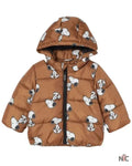 Snoopy Puffer Jacket Clanton Jacket