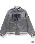 Solid Camo NYC Logo Nylon Varsity Jacket Clanton Jacket