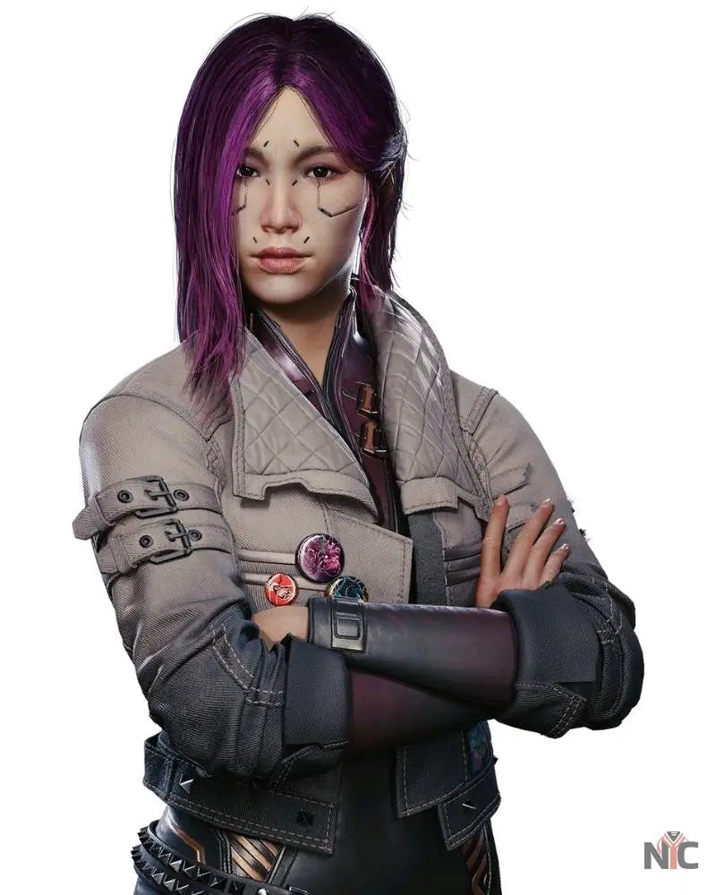 Song So Mi Cyberpunk 2077 Songbird Cosplay Jacket Clanton Jacket