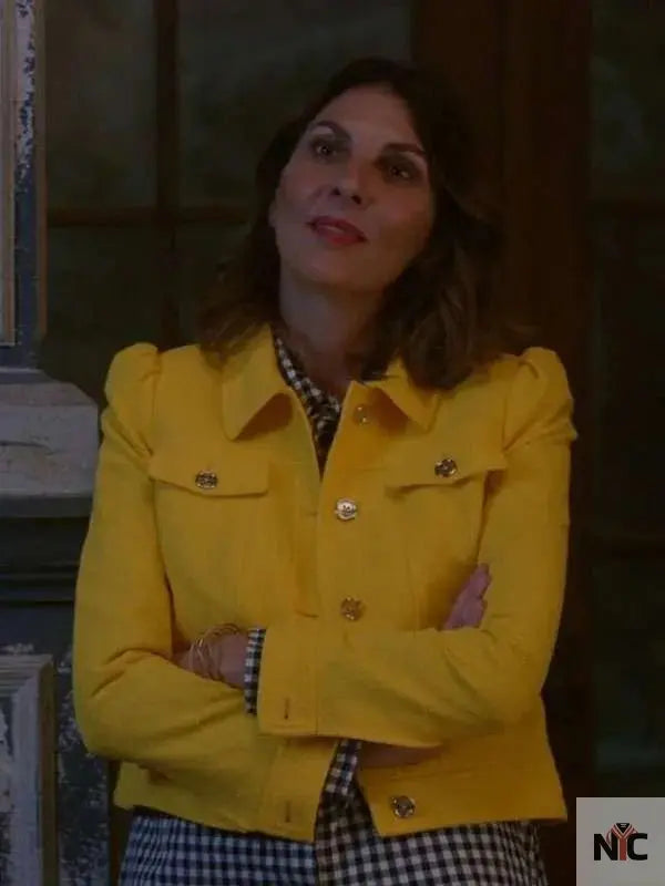 Sophie Devereaux Leverage Redemption Yellow Jacket Clanton Jacket