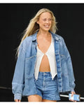 Sophie Cunningham WNBA Playoffs Semifinal 2025 Denim Jacket