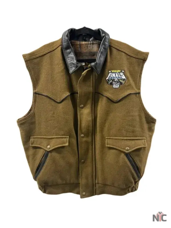 South Point NFR 2010 Vintage Wool Blend Vest Clanton Jacket