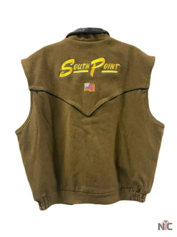 South Point NFR 2010 Vintage Wool Blend Vest Clanton Jacket