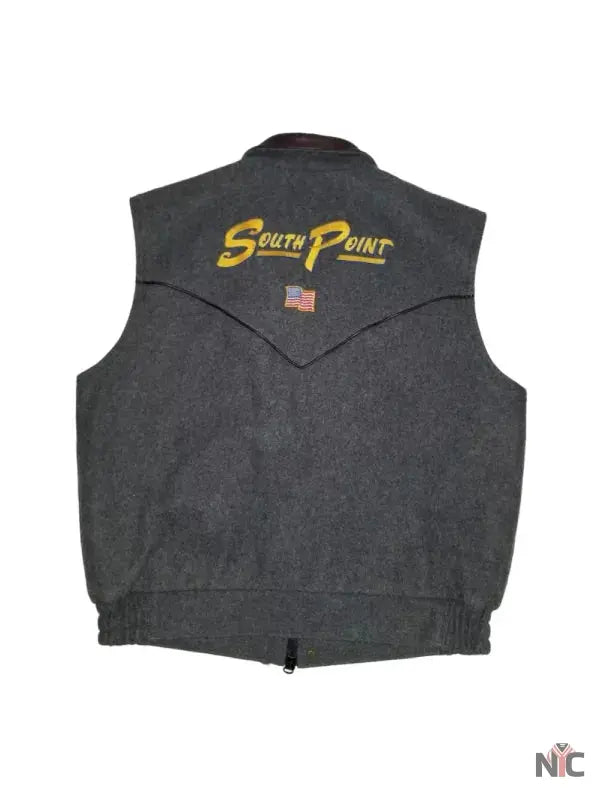 South Point NFR Las Vegas 2009 Wool Vest Clanton Jacket