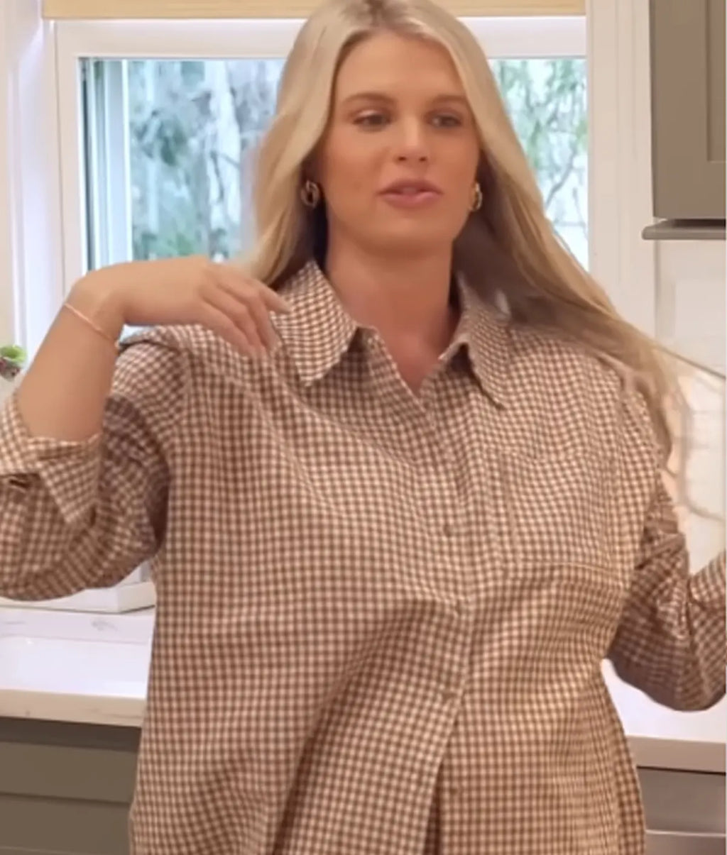 Southern Charm S11 Madison Lecroy Gingham Shirt