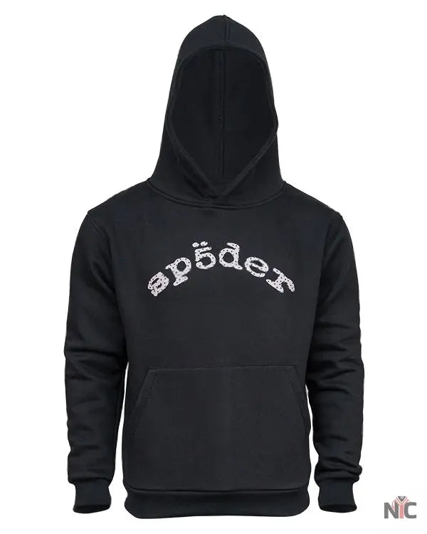 Sp5der VVS Black Hoodie Clanton Jacket