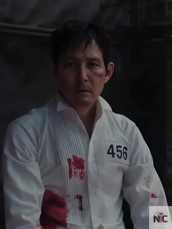 Squid Game S03 Lee Jung-Jae White Shirt Clanton Jacket