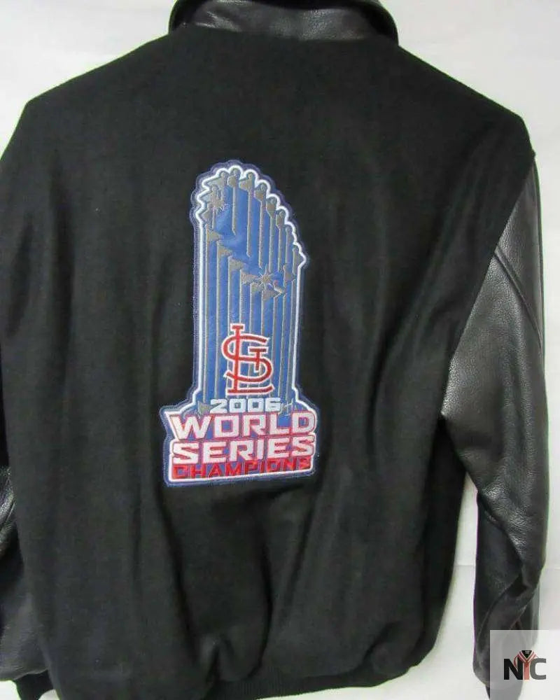 St Louis Cardinals 2006 World Series Champions Jacket Clanton Jacket