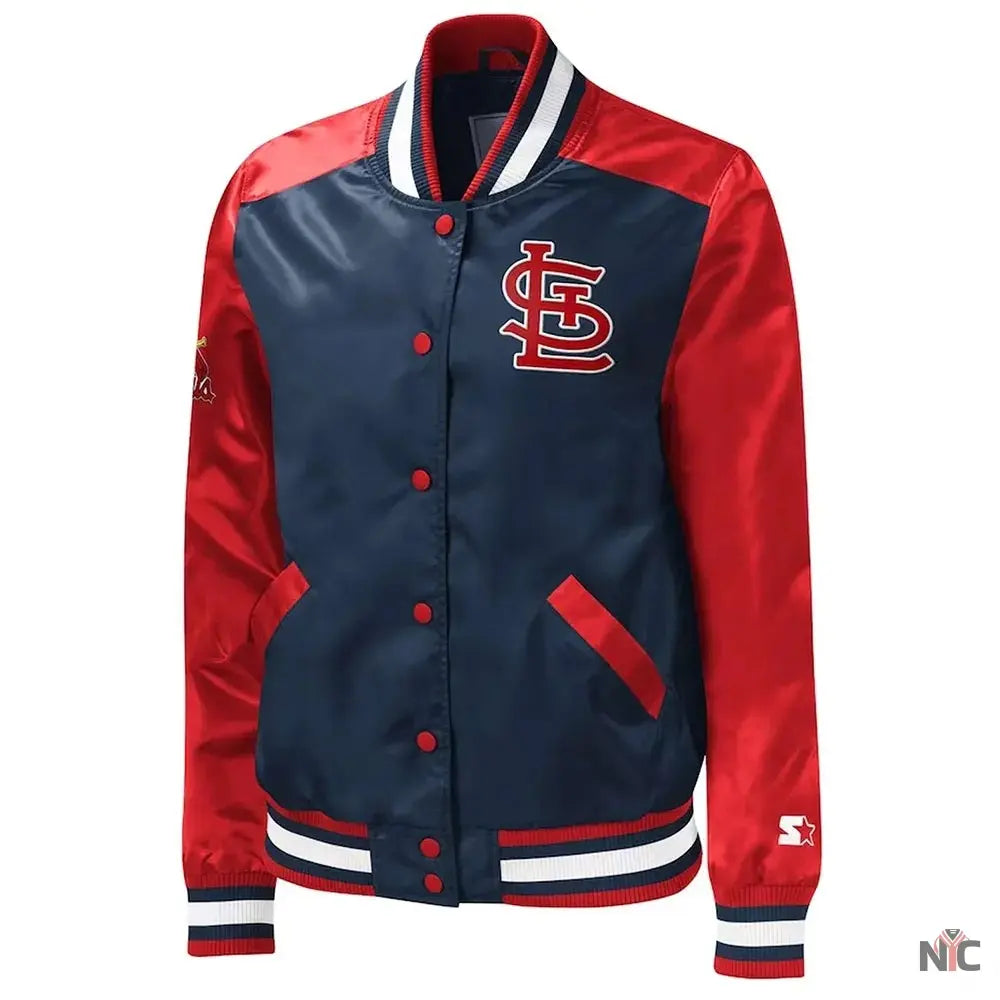 St Louis Cardinals The Legend Satin Jacket Clanton Jacket