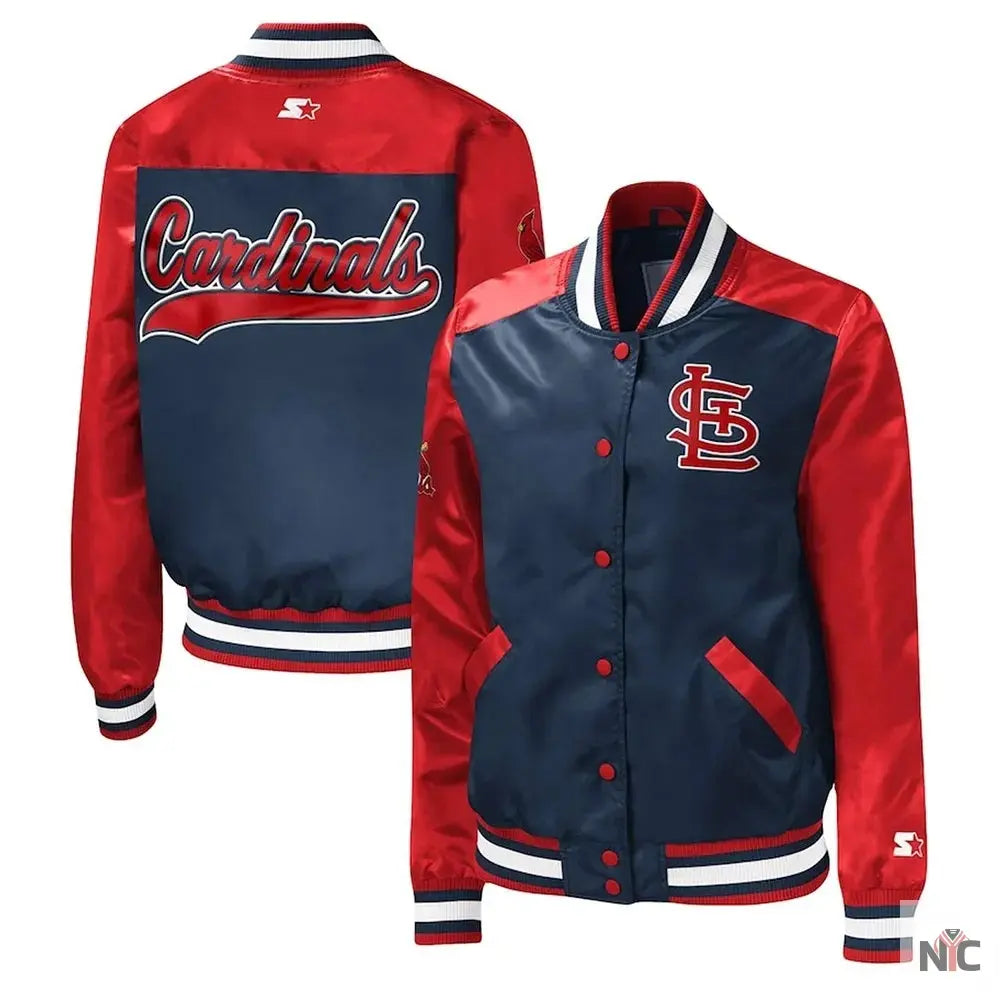 St Louis Cardinals The Legend Satin Jacket Clanton Jacket