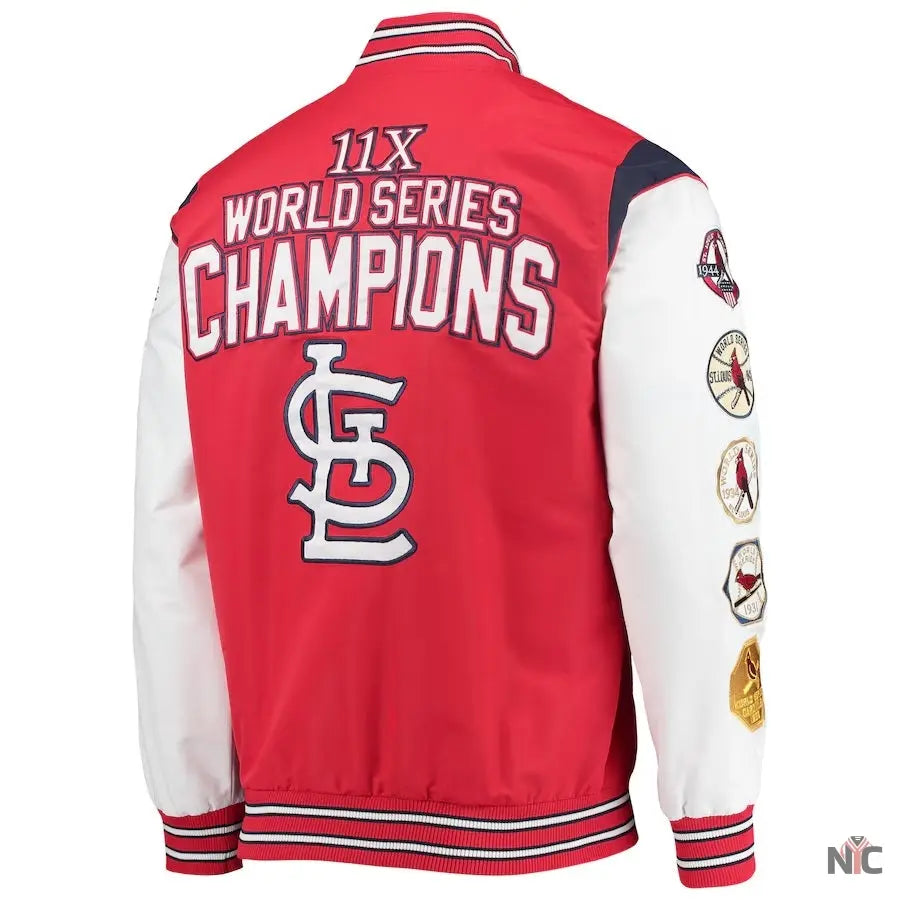 St Louis Cardinals World Series Champions Jacket Clanton Jacket