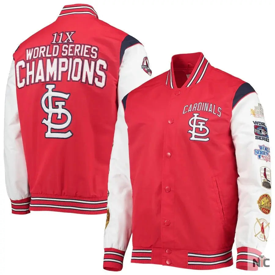 St Louis Cardinals World Series Champions Jacket Clanton Jacket