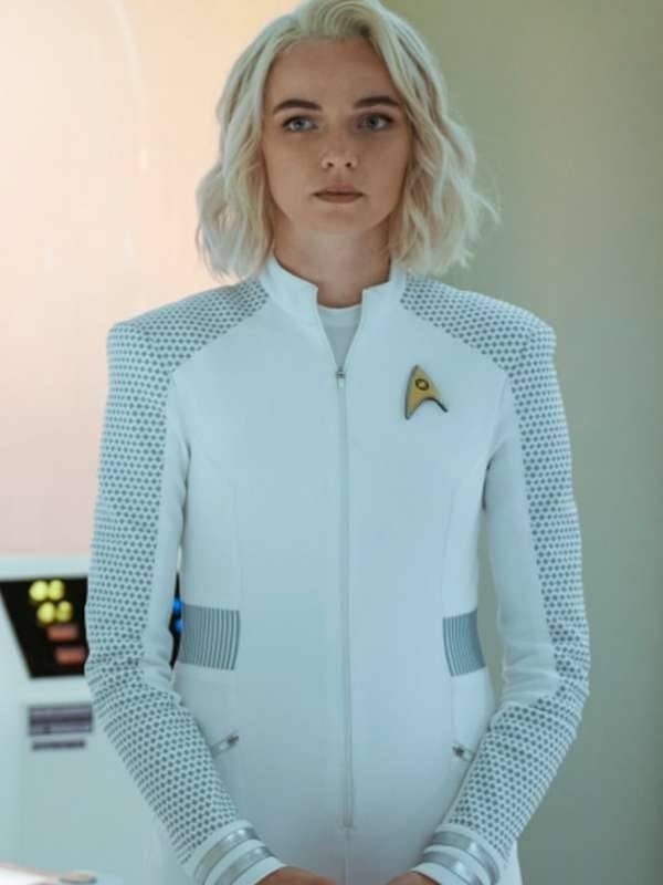 Star Trek Strange New Worlds Season 2 Christine Chapel White Jacket Clanton Jacket
