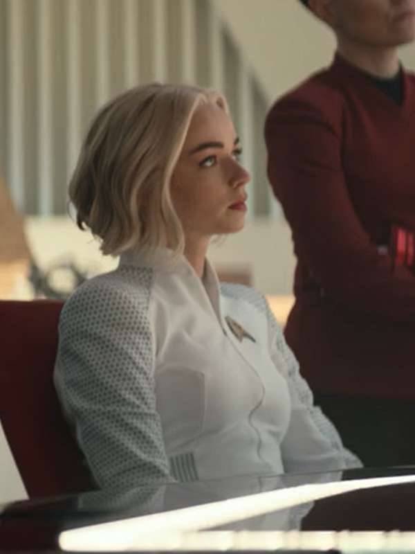 Star Trek Strange New Worlds Season 2 Christine Chapel White Jacket Clanton Jacket
