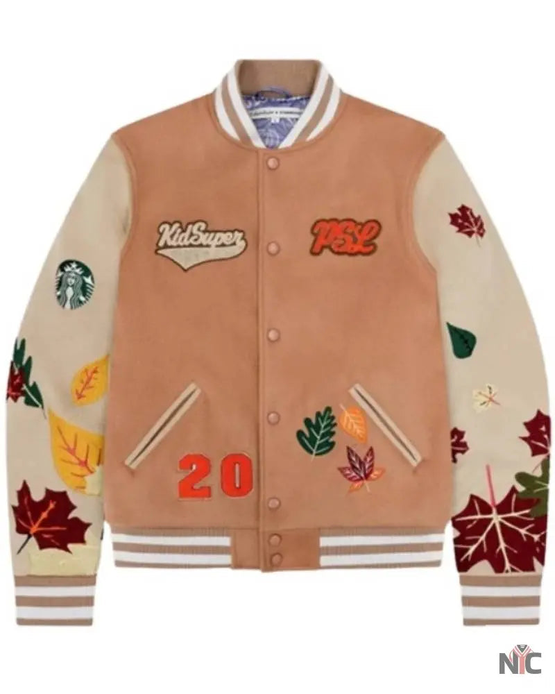 Starbucks Team PSL Varsity Jacket Clanton Jacket