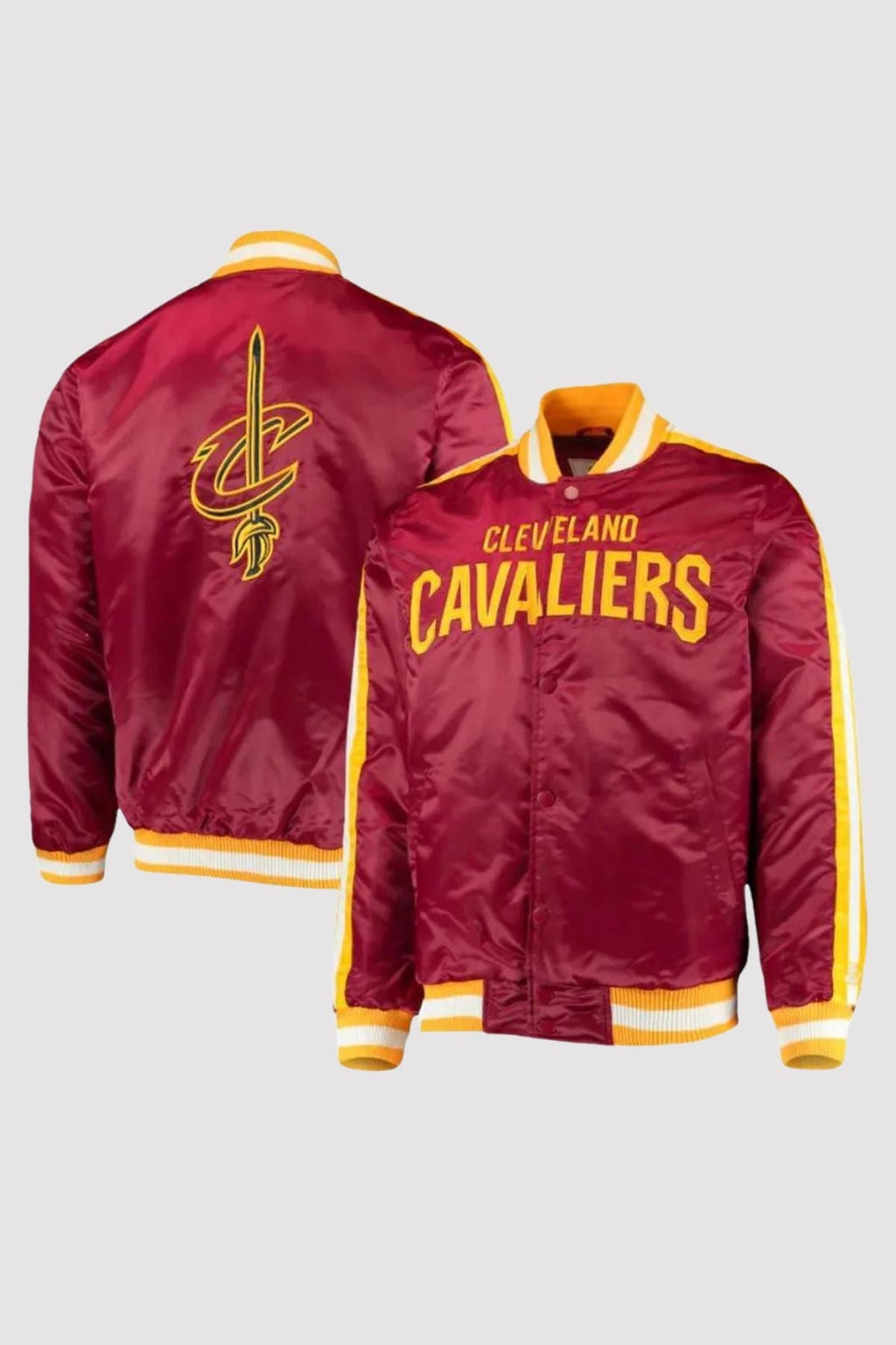 Starter Cleveland Cavaliers Maroon Varsity Jacket Clanton Jacket