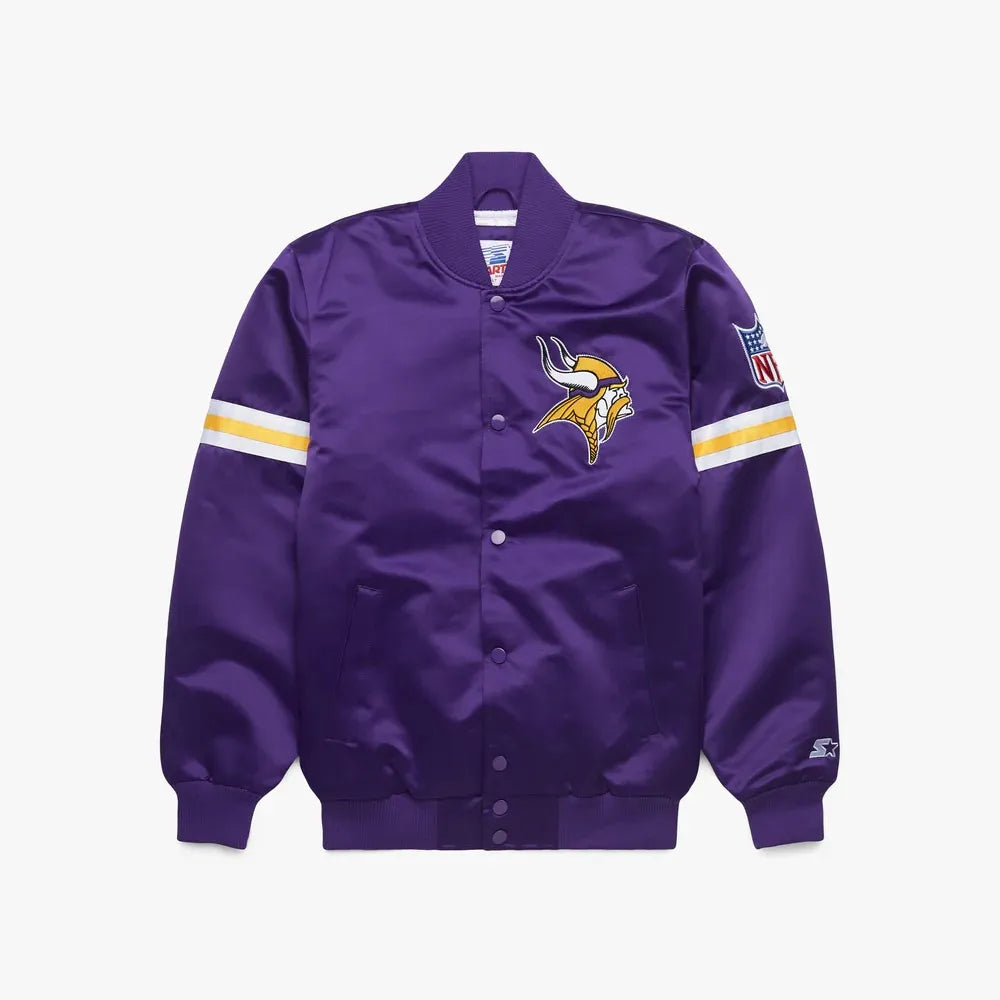 Starter Minnesota Vikings Heavyweight Satin Jacket