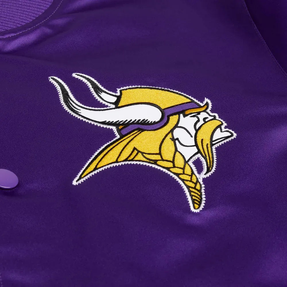 Starter Minnesota Vikings Heavyweight Satin Jacket