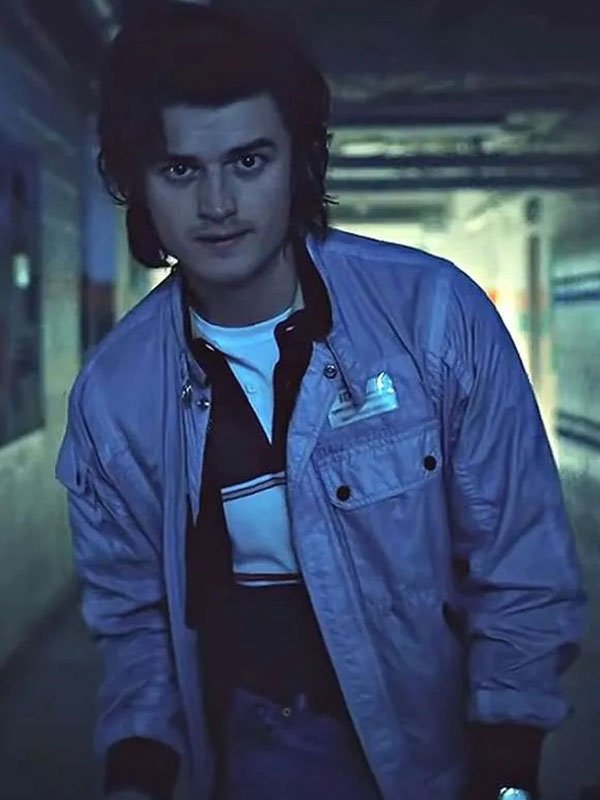 Steve Harrington Stranger Things Blue Jacket Clanton Jacket