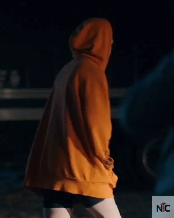 Stick Lilli Kay Orange Floral Hoodie Clanton Jacket