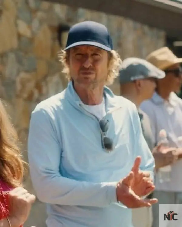Stick Owen Wilson Long Sleeve Polo Shirt Clanton Jacket