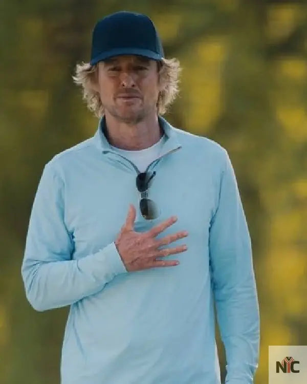 Stick Owen Wilson Long Sleeve Polo Shirt Clanton Jacket