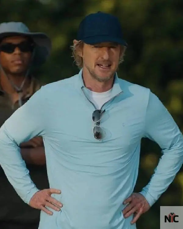 Stick Owen Wilson Long Sleeve Polo Shirt Clanton Jacket