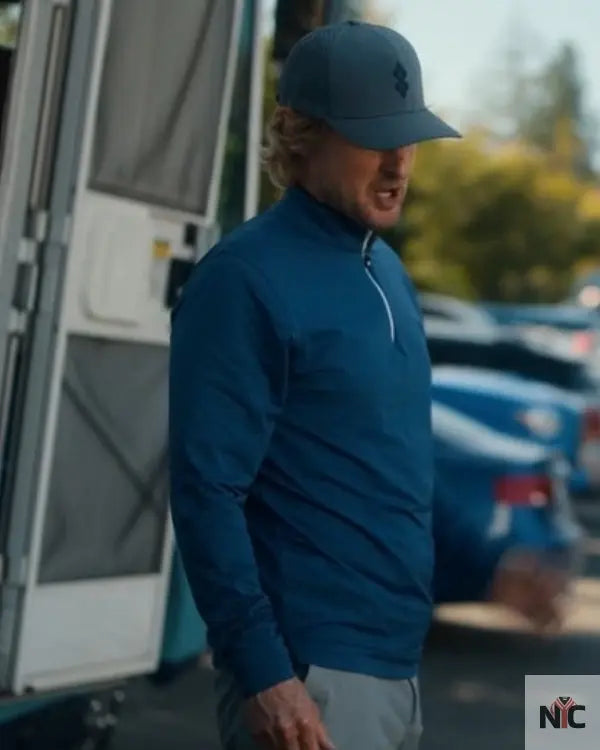 Stick S01 Owen Wilson Blue Sweatshirt Clanton Jacket