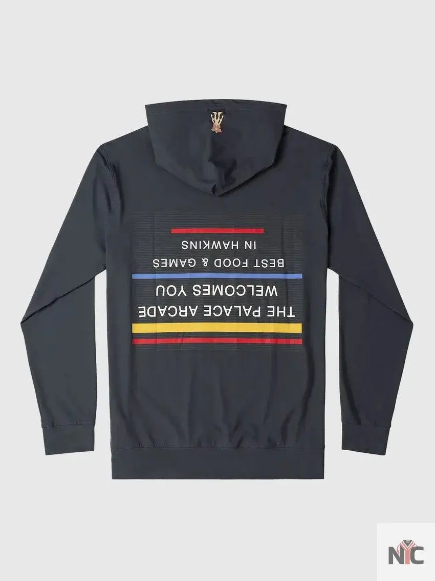 Stranger Things Palace Arcade Soft Stretch Hoodie Clanton Jacket