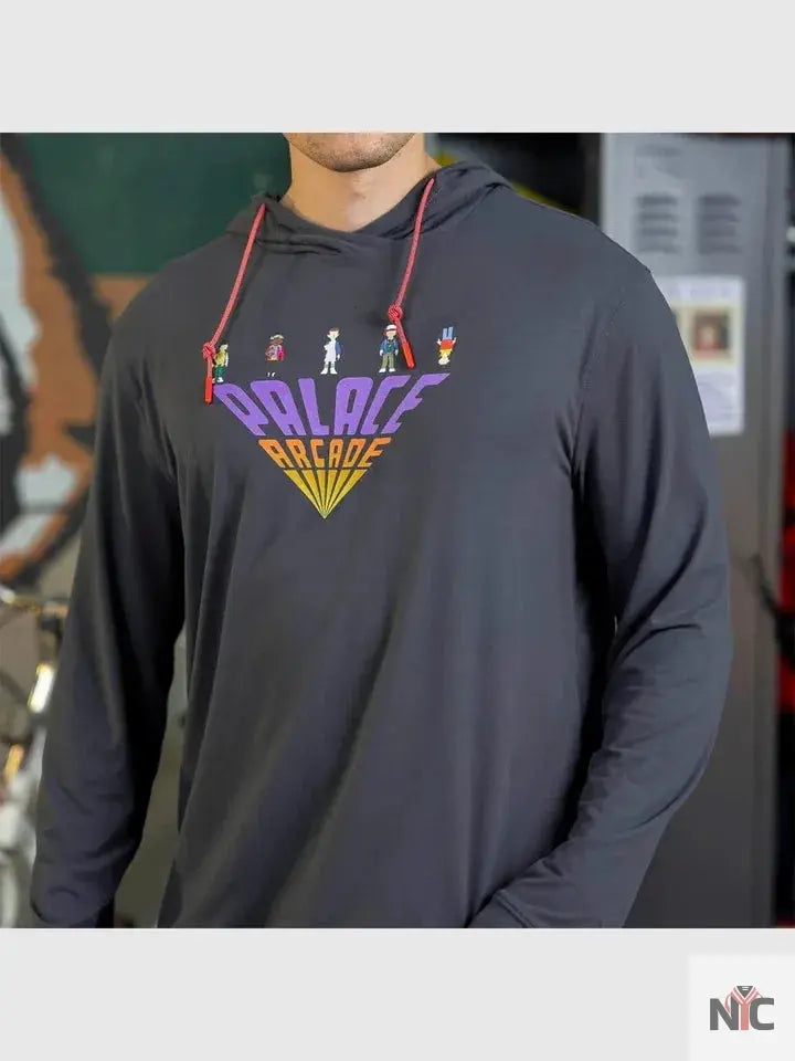 Stranger Things Palace Arcade Soft Stretch Hoodie Clanton Jacket