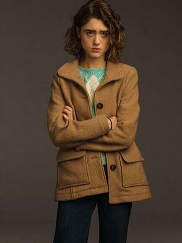 Stranger Things S03 Nancy Wheeler Brown Jacket Clanton Jacket