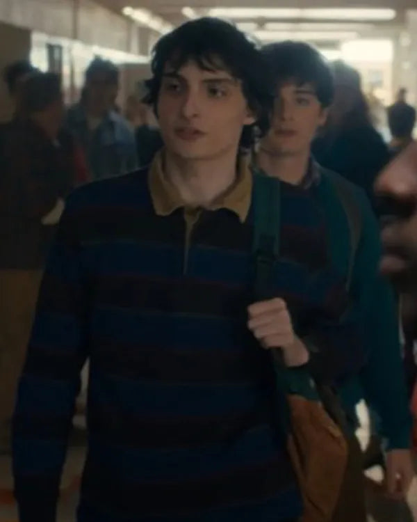 Stranger Things S05 Finn Wolfhard Polo Shirt