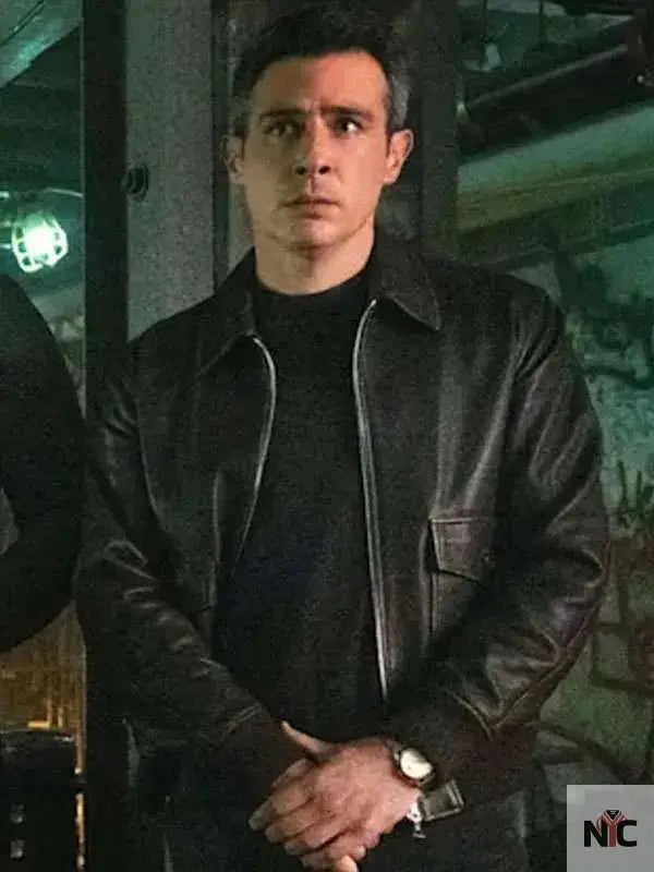 Stuart Scola FBI S07 Brown Leather Jacket Clanton Jacket