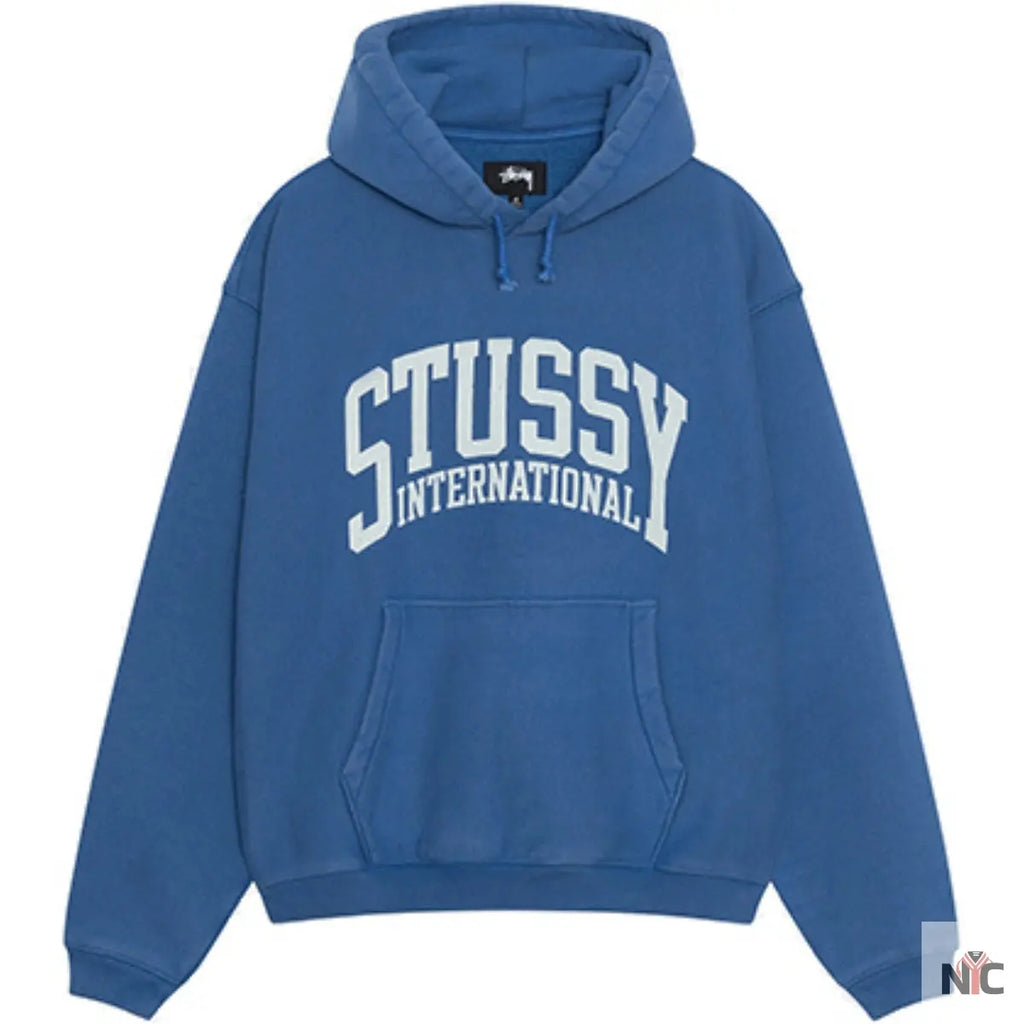 Stussy Unisex International Blue Hoodie Clanton Jacket