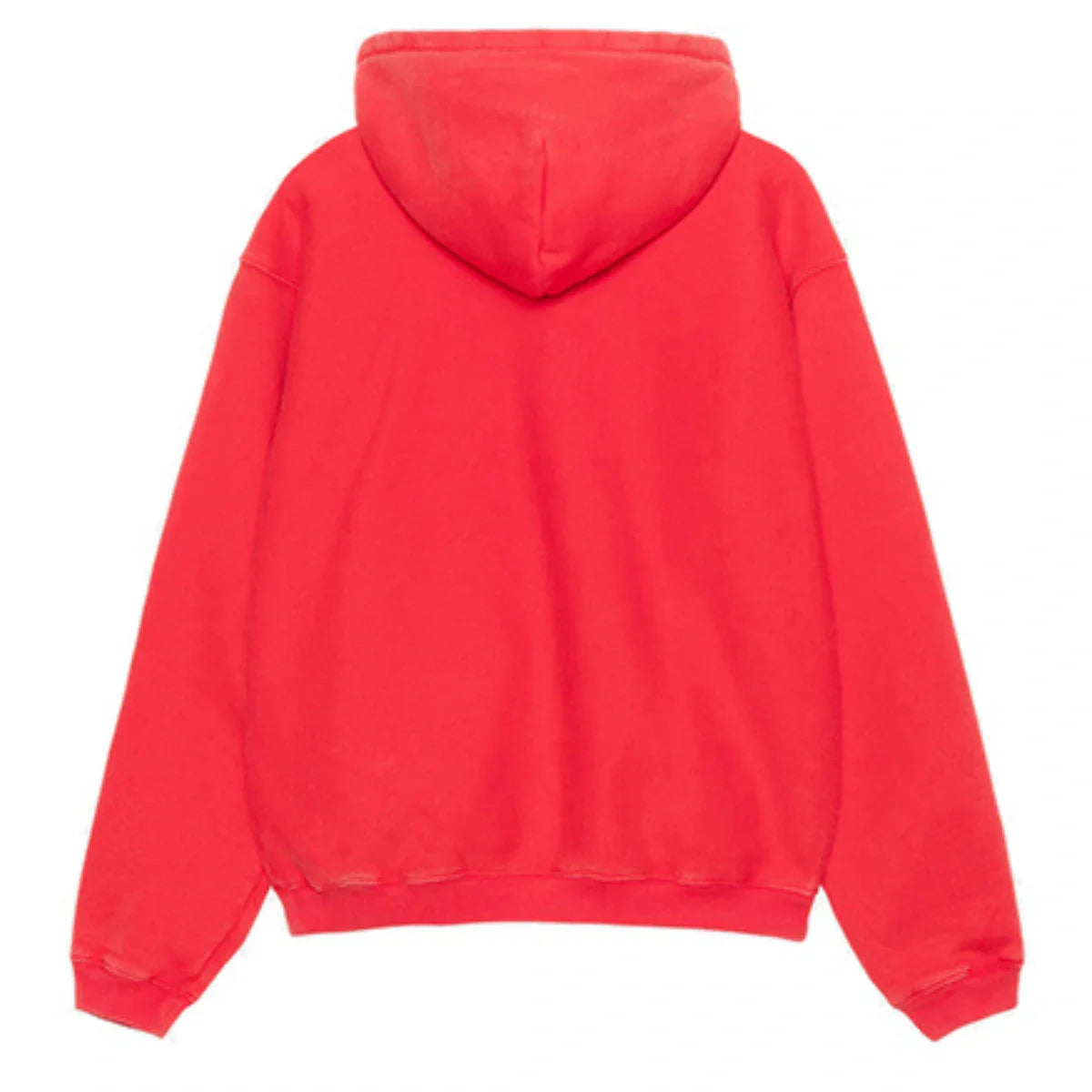 Stussy Unisex Outline Zip Hoodie Red Clanton Jacket