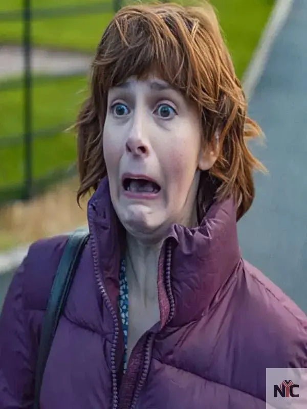 Such Brave Girls 2025 Louise Brealey Purple Jacket Clanton Jacket