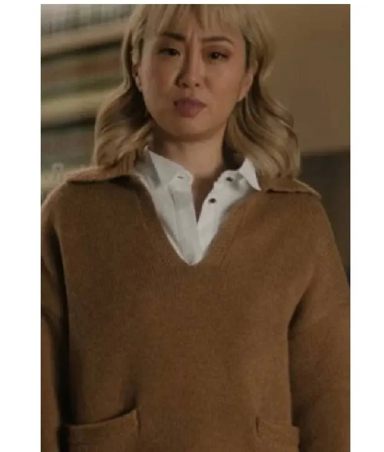 Suits LA S01 Alice Lee Brown Polo Sweater