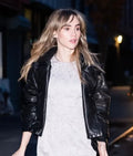 Suki Waterhouse NYC Black Jacket