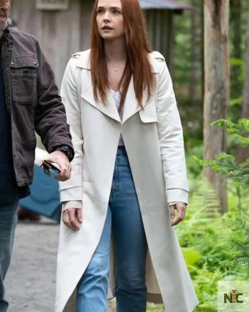 Sullivan’s Crossing Maggie Sullivan White Coat Clanton Jacket