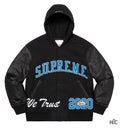 Supreme King Hooded Varsity Jacket Clanton Jacket