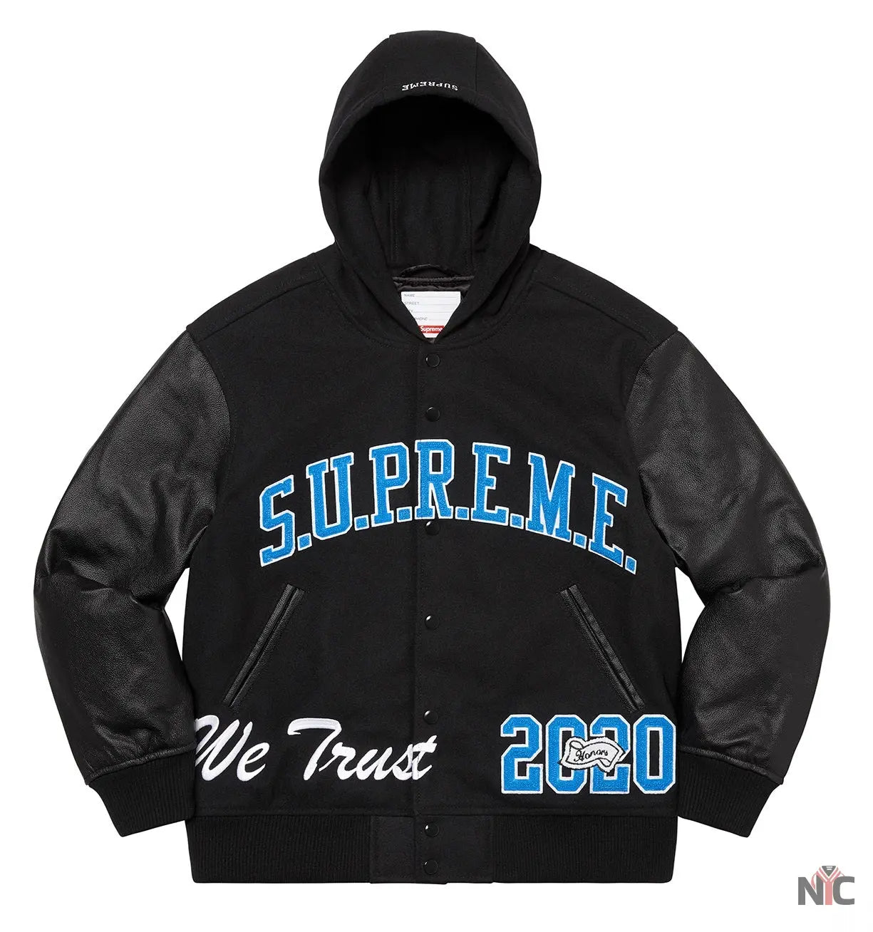 Supreme King Hooded Varsity Jacket Clanton Jacket