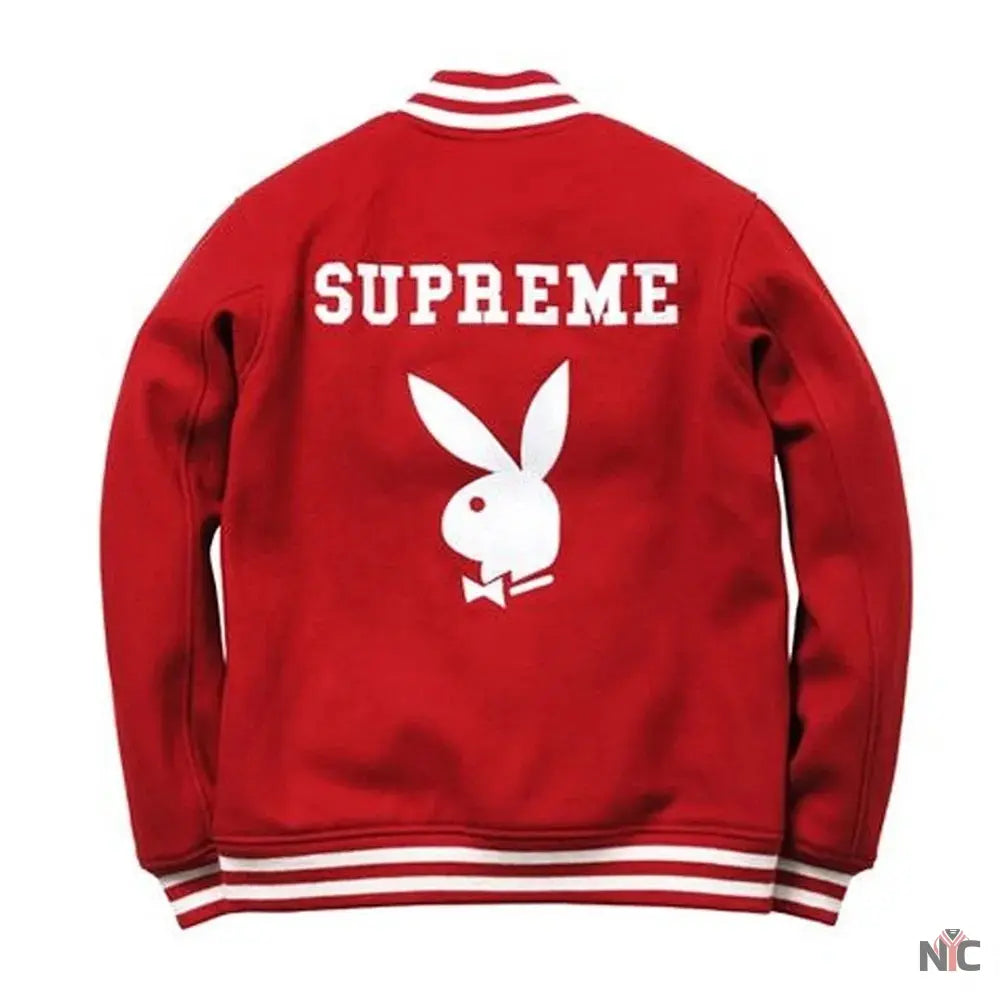 Supreme Playboy Wool Varsity Jacket Clanton Jacket